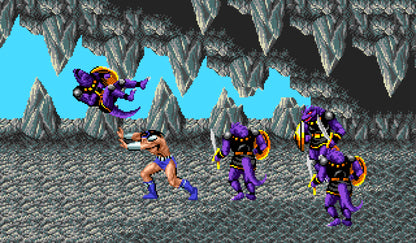 Golden Axe II Sega Genesis arcade hack and slash beat em up sequel with co-op and mount combat fantasy classic gameplay