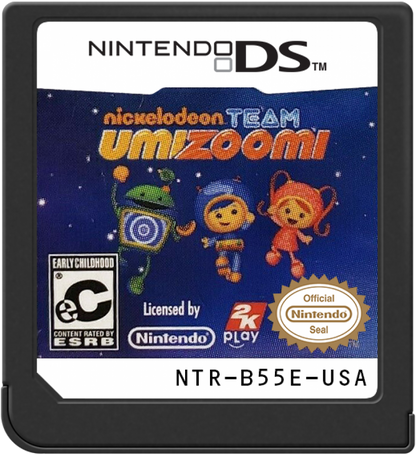 Team Umizoomi cartridge for Nintendo DS (DS) educational adventure video game