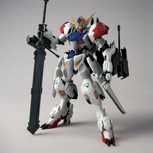 MG ASW-G-08 Gundam Barbatos Lupus Model Kit featuring Master Grade buildable Gundam mecha detailed articulation signature weapons customizable assembly premium display worthy craftsmanship anime collectible hobby kit and collectible gaming appeal