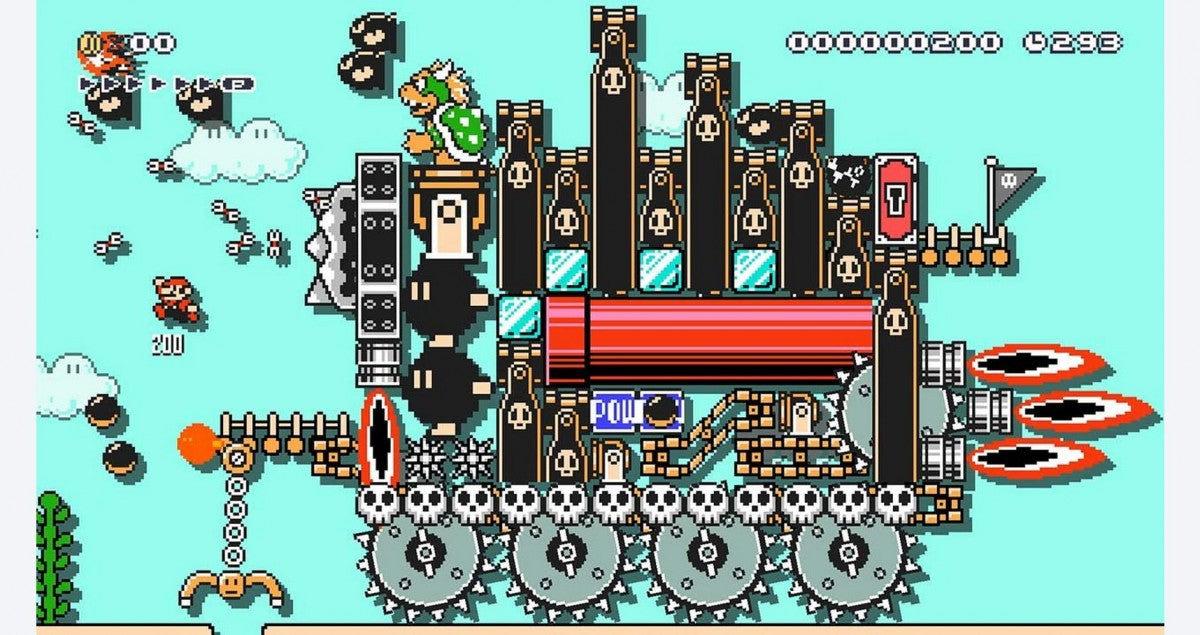 Super Mario Maker 2 gameplay image for Nintendo Switch NS video game