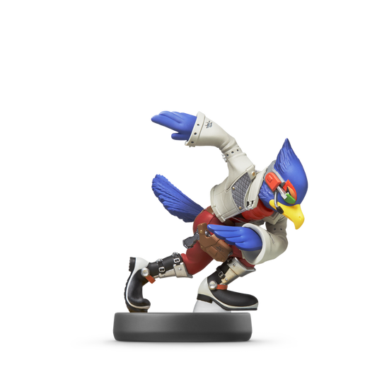 Falco Amiibo Super Smash Bros Series Nintendo Amiibo collectible figure featuring Falco from the Super Smash Bros series NFC compatible character toy for Switch Wii U and 3DS games