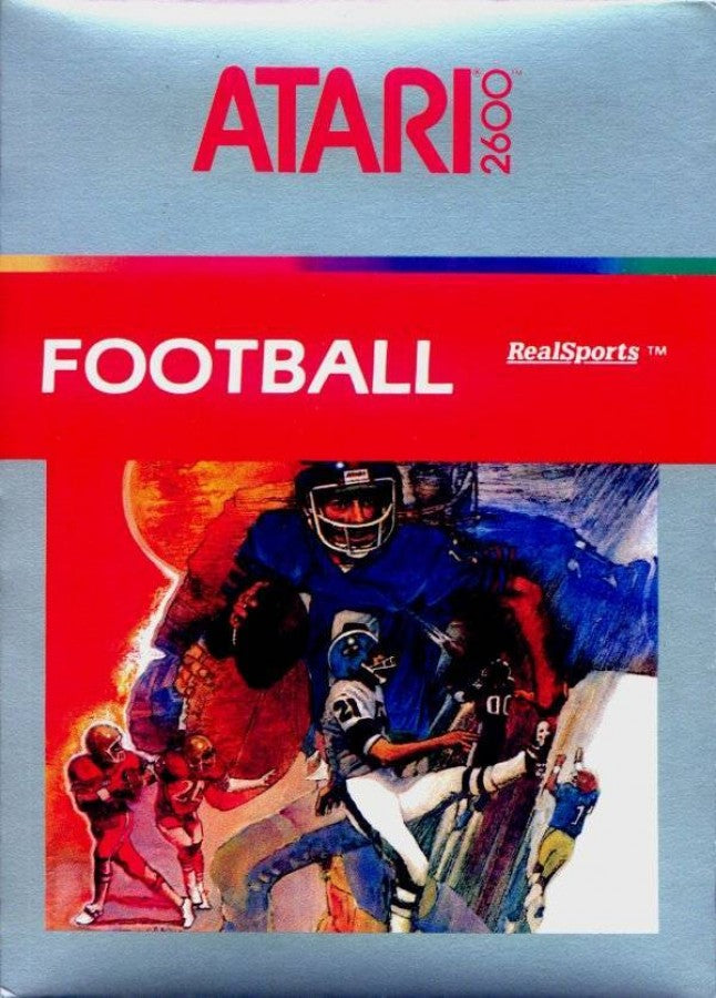 RealSports Football cover art for Atari 2600 video game