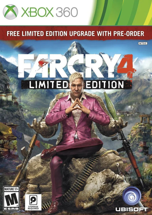Far Cry 4 [Limited Edition] cover art for Xbox 360 (X360) video game