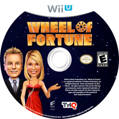 Wheel of Fortune disc art for Nintendo Wii U (WiiU) video game