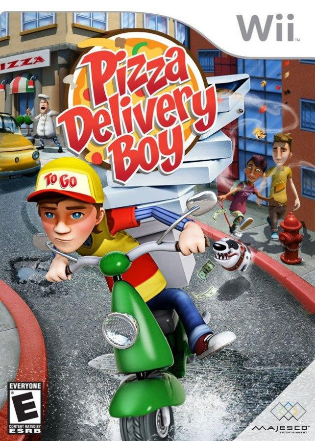 Pizza Delivery Boy cover art for Nintendo Wii (Wii) video game