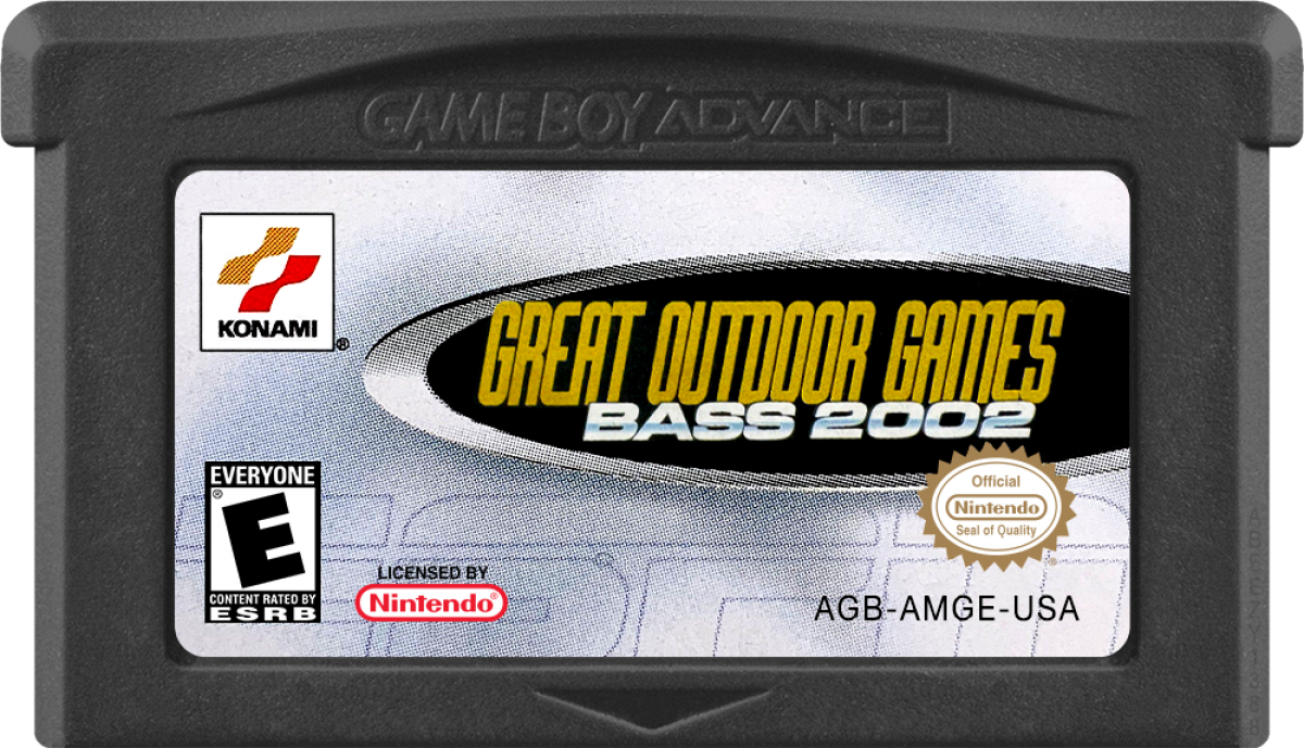 ESPN Great Outdoor Games Bass 2002 – Game Boy Advance (GBA) game cartridge for video game for GBA