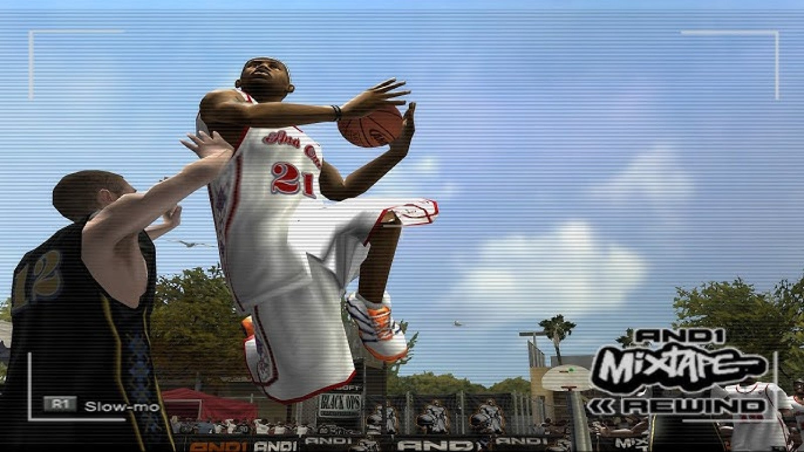 AND 1 Streetball PS2 sports basketball video game gameplay