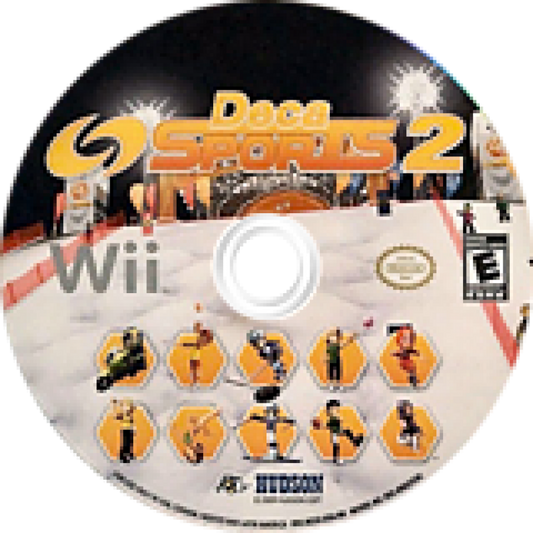 Deca Sports 2 disc cover art for Nintendo Wii (Wii) video game 