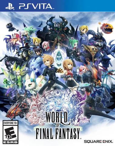 World of Final Fantasy cover art for PlayStation Vita PS VITA video game