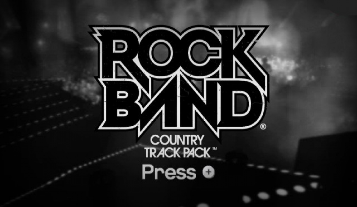 Rock Band Track Pack: Country – Nintendo Wii (Wii) rhythm music expansion pack video game title screen
