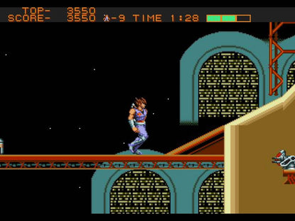 Strider Sega Genesis retro video game action platformer gameplay (1990)