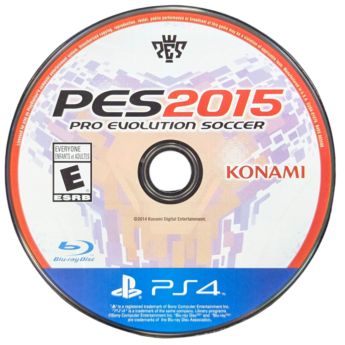 Pro Evolution Soccer 2015 for PlayStation 4 (PS4) at Gamers INC, featuring the award-winning FOX Engine for stunning realism, incredible player likenesses, and revamped "The Pitch is Ours" gameplay for unparalleled control and fluid soccer action on your PS4 console disc