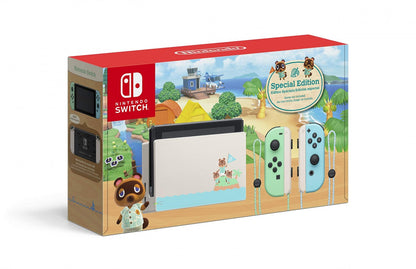 Animal Crossing Special Edition Nintendo Switch home gaming console.