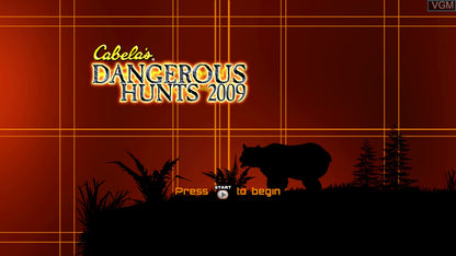 Cabela's Dangerous Hunts [Platinum Hits] title screen for Xbox (XBOX) video game  