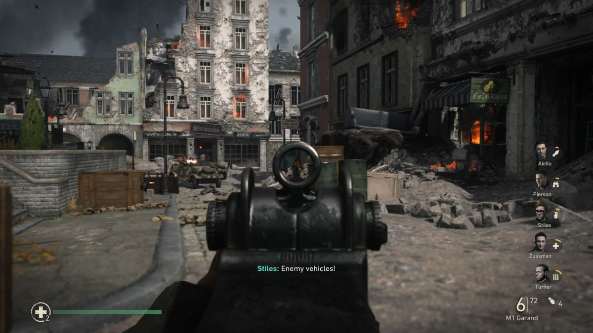 Call of Duty WWII Xbox One first-person shooter set in World War II with cinematic battles and intense multiplayer combat gameplay