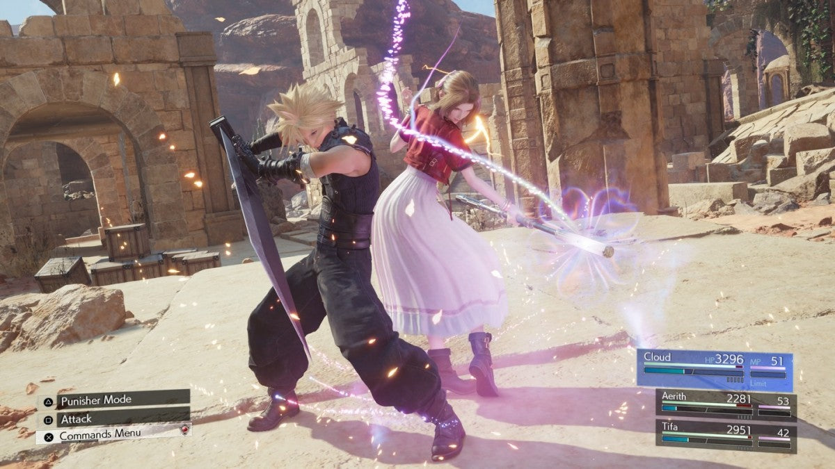 Final Fantasy VII Rebirth PS5 game featuring epic JRPG storytelling, turn-based and real-time hybrid combat, and immersive cinematic visuals on PlayStation 5 gameplay