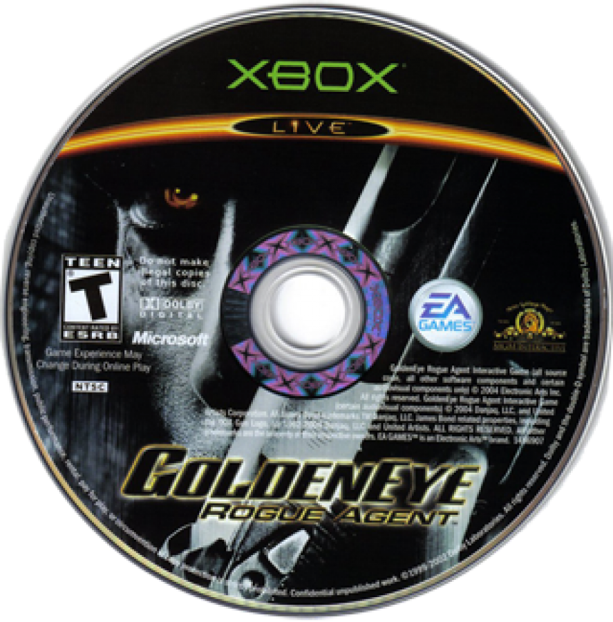 007 Rogue Agent Xbox Original game case with James Bond action shooter disc