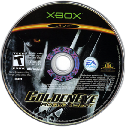 007 Rogue Agent Xbox Original game case with James Bond action shooter disc