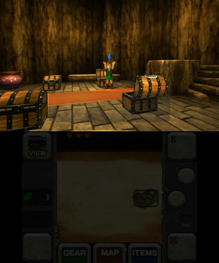 The Legend of Zelda Ocarina of Time 3D gameplay for Nintendo 3DS video game