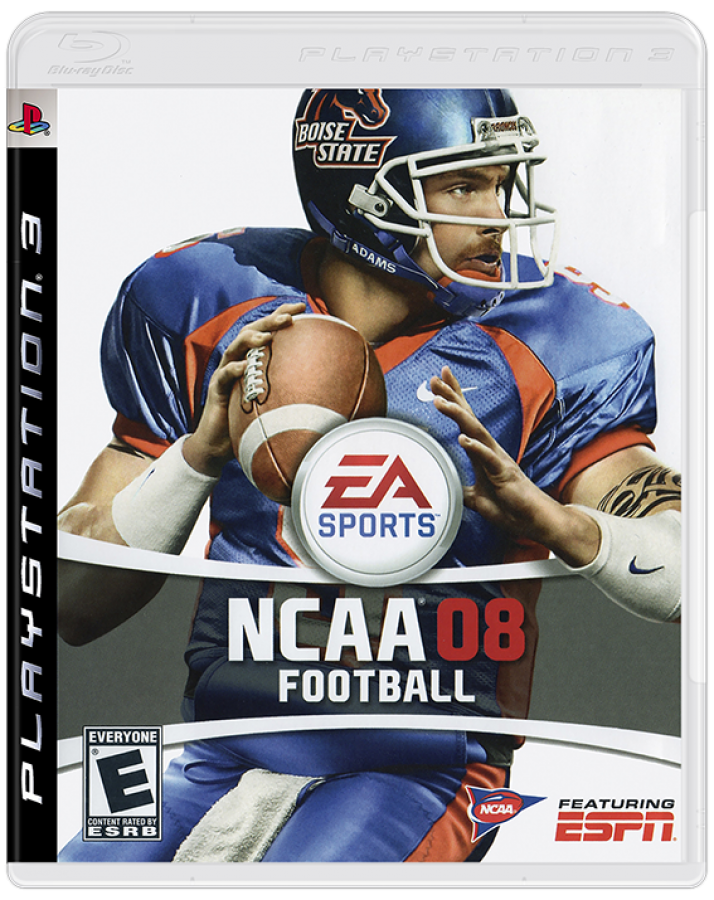 NCAA Football 08 cover art for PlayStation 3 (PS3) video game