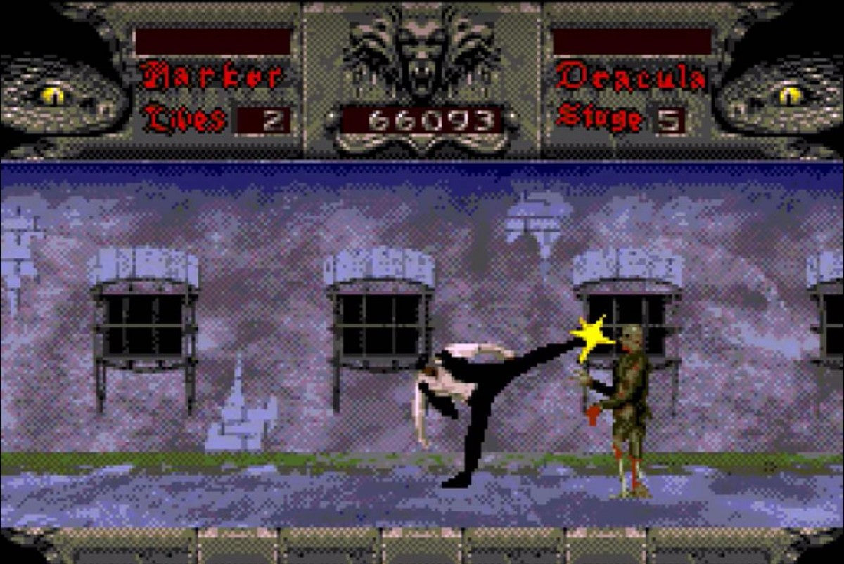 Mary Shelley’s Frankenstein and Bram Stoker’s Dracula Sega CD dual movie tie in collection interactive cinematic FMV adventure games gothic horror storytelling puzzle solving platforming action based on classic literature and film adaptations retro gaming Sega CD software video game title gameplay 