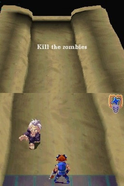 Little Red Riding Hood's Zombie BBQ Nintendo DS DS action shooting video game featuring Little Red Riding Hood zombie enemies fast-paced shooting combat colorful environments challenging levels weapons boss battles and classic Nintendo DS DS gameplay collectible retro gaming appeal gameplay 