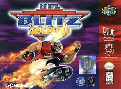 NFL Blitz 2000 cover art for Nintendo 64 (N64) video game