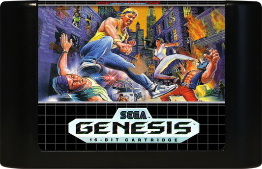 Streets of Rage cartridge for Sega Genesis (GEN) video game