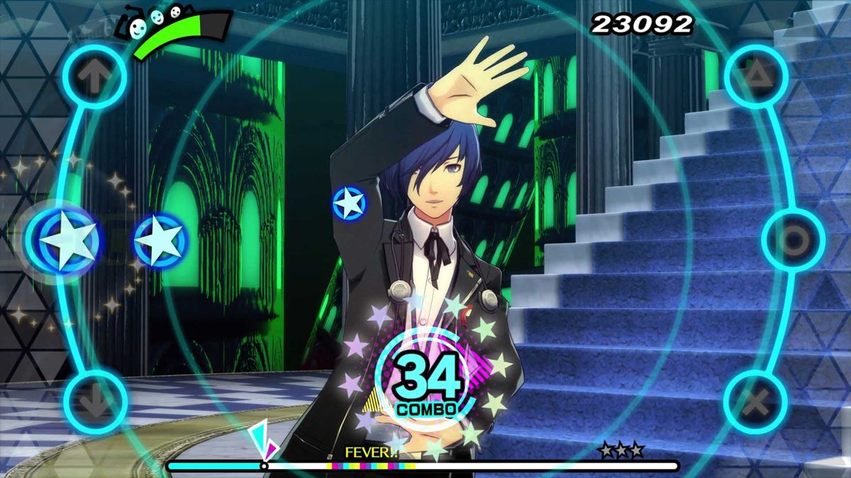 Persona 3: Dancing in Moonlight – PlayStation 4 (PS4) video game gameplay, rhythm music game.
