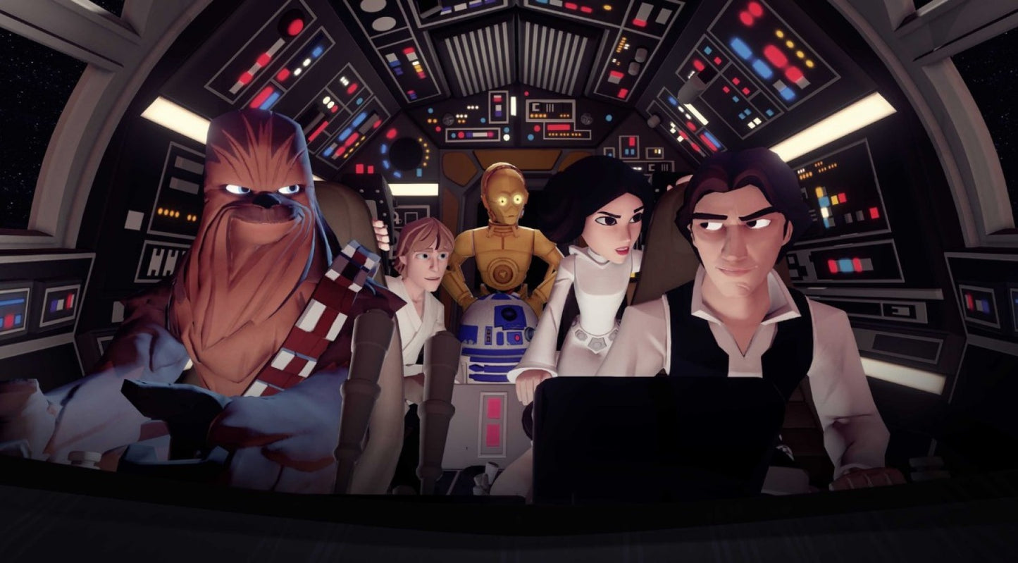 Disney Infinity 3.0 – Xbox One (XONE) gameplay for action-adventure game featuring Star Wars characters and expanded Toy Box mode