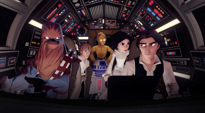 Disney Infinity 3.0 – Xbox One (XONE) gameplay for action-adventure game featuring Star Wars characters and expanded Toy Box mode