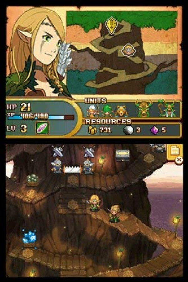 Might and Magic Clash of Heroes Nintendo DS DS video game featuring fantasy puzzle role playing gameplay tactical match three combat strategic unit formations hero abilities magical creatures turn based battles campaign adventure character progression enemy encounters and touchscreen puzzle strategy mechanics classic Nintendo DS handheld gaming retro video game collection collectible gaming appeal gameplay