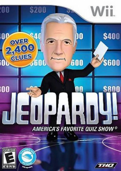 Jeopardy – Nintendo Wii (Wii) trivia game show party video game cover art