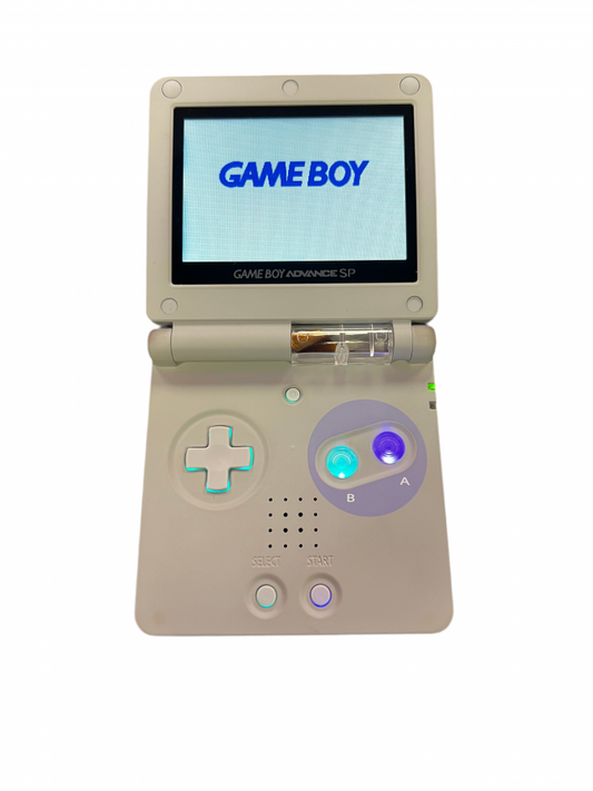 Game Boy Advance IPS Screen Mod with custom SNES shell handheld console