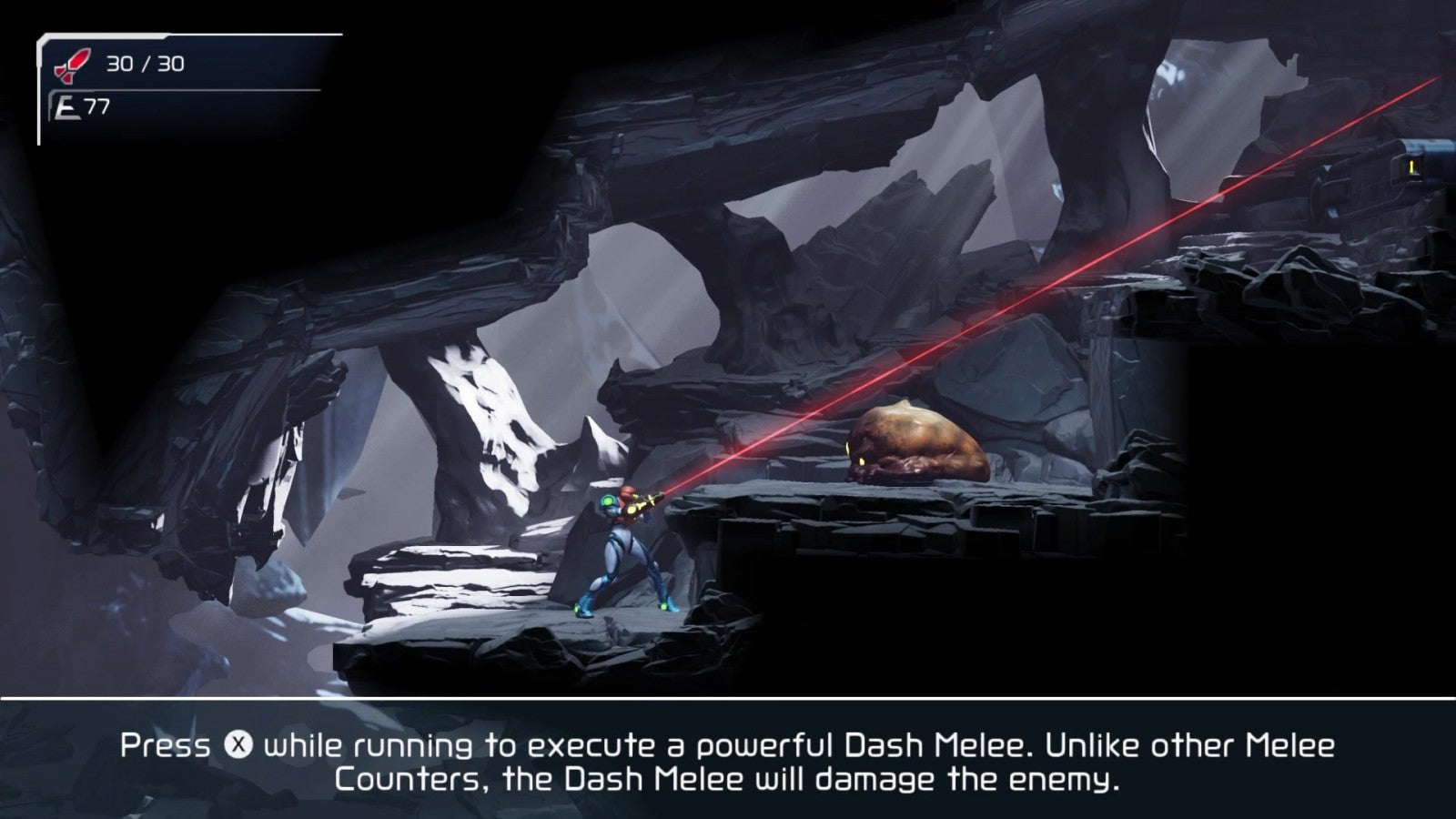 Metroid Dread gameplay image for Nintendo Switch (NS) video game