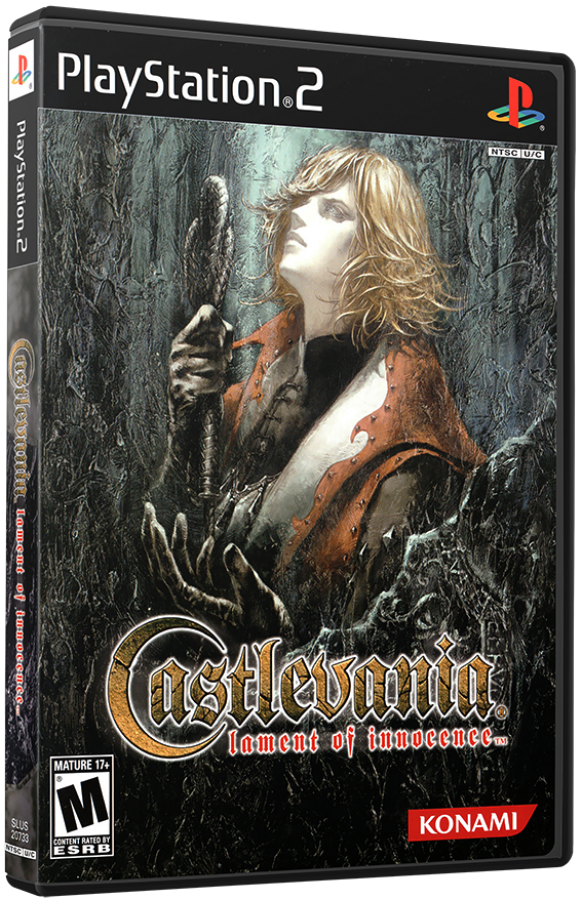Castlevania: Lament of Innocence cover art for PlayStation 2 (PS2) video game