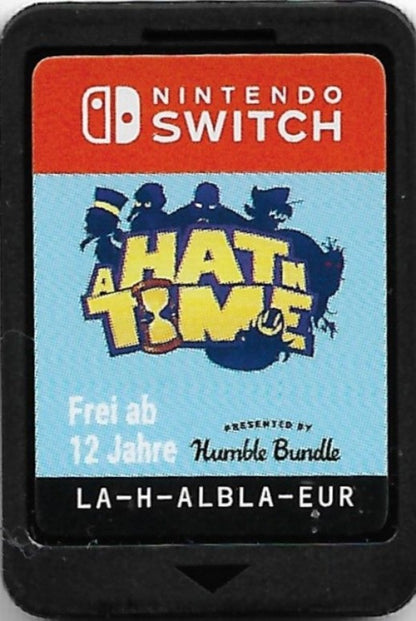 A Hat in Time for Nintendo Switch 3D platformer adventure game featuring Hat Kid colorful worlds collectible time pieces platforming challenges and cartoon style gameplay cartridge