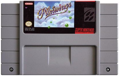 Pilotwings – Super Nintendo Entertainment System (SNES) Front Cartridge Art 