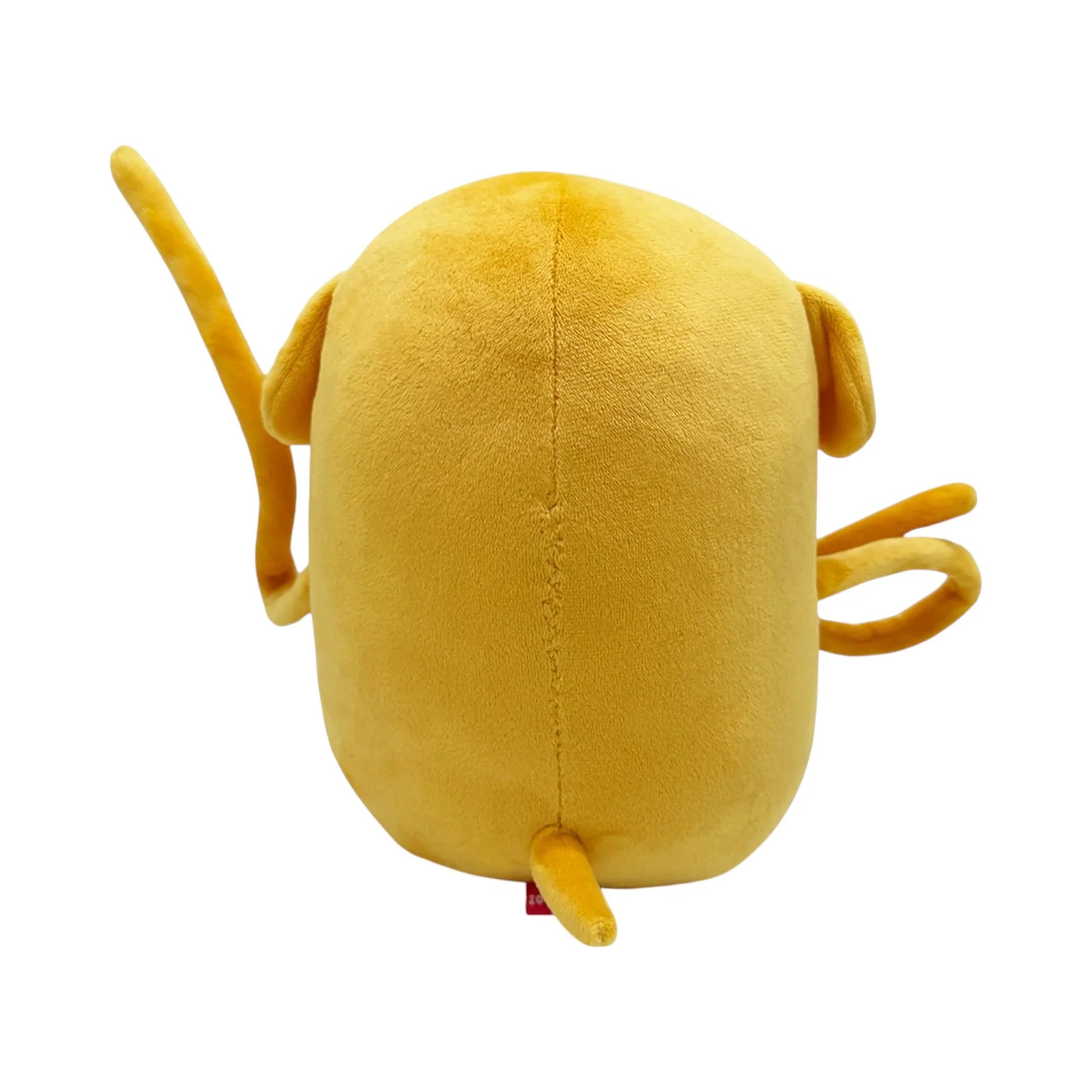 Jake 9 Inch Plush collectible Adventure Time character plush featuring Jake the Dog soft plush construction detailed character styling 9 inch size huggable collectible display item animated series merchandise and pop culture collectible appeal back