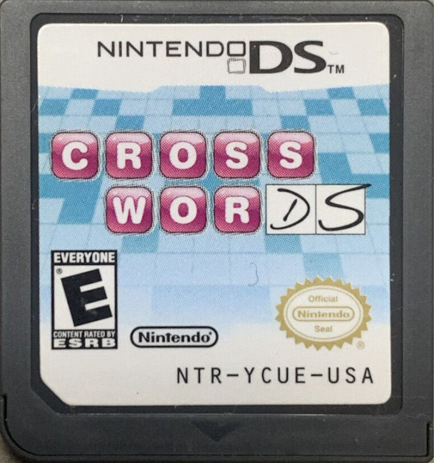 Crosswords DS cartridge for Nintendo DS (DS) crossword puzzle video game