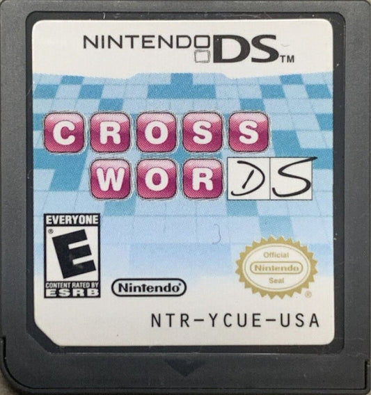 Crosswords DS cartridge for Nintendo DS (DS) crossword puzzle video game