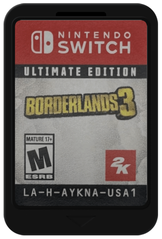 Borderlands 3 Ultimate Edition cartridge for Nintendo Switch (NS) video game