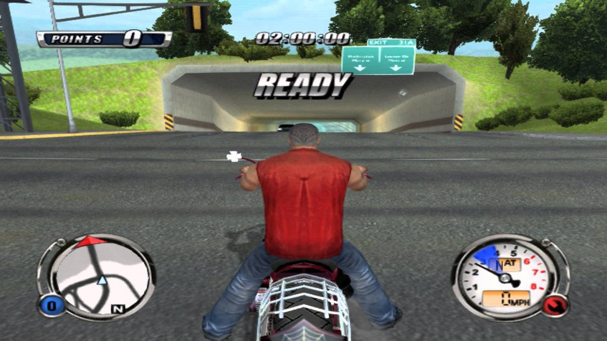 American Chopper 2: Full Throttle PS2 motorcycle racing video game gameplay