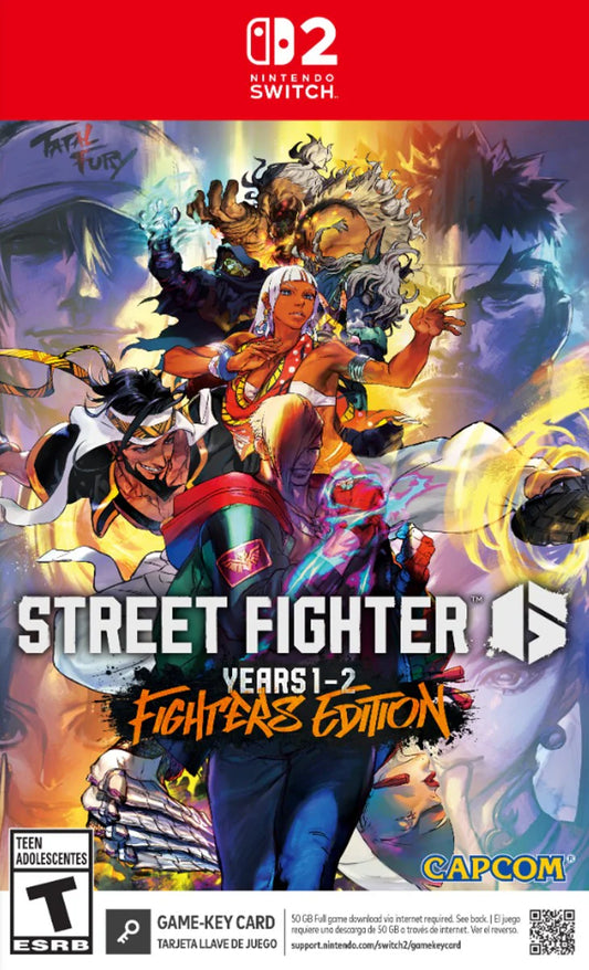Street Fighter 6: Years 1-2 Fighters Edition – Nintendo Switch 2 (NS2) cover art for video game for NS2