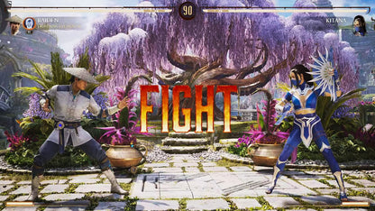 Mortal Kombat 1 Premium Edition for PlayStation 5 (PS5) at Gamers INC, featuring a reborn universe created by the Fire God Liu Kang with an all-new fighting system, brutal fatalities, and exclusive access to the Kombat Pack including six new playable characters and five new Kameo fighters gameplay screenshot