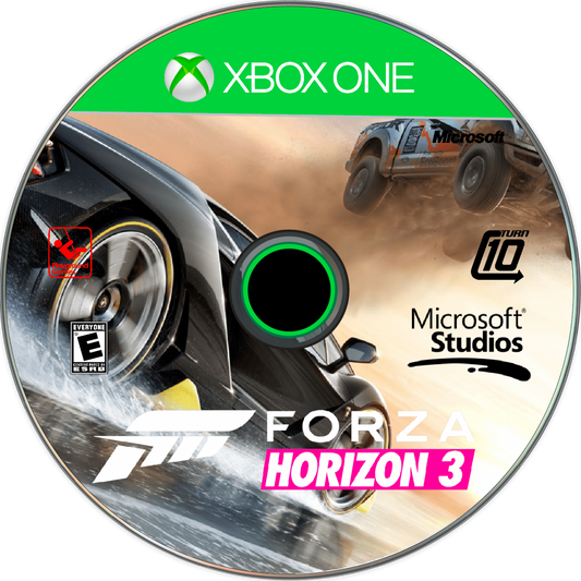 Forza Horizon 3 game for the Xbox One featuring open world racing gameplay set in Australia with a large selection of cars dynamic weather events customizable festivals and online multiplayer exploration and competition disc