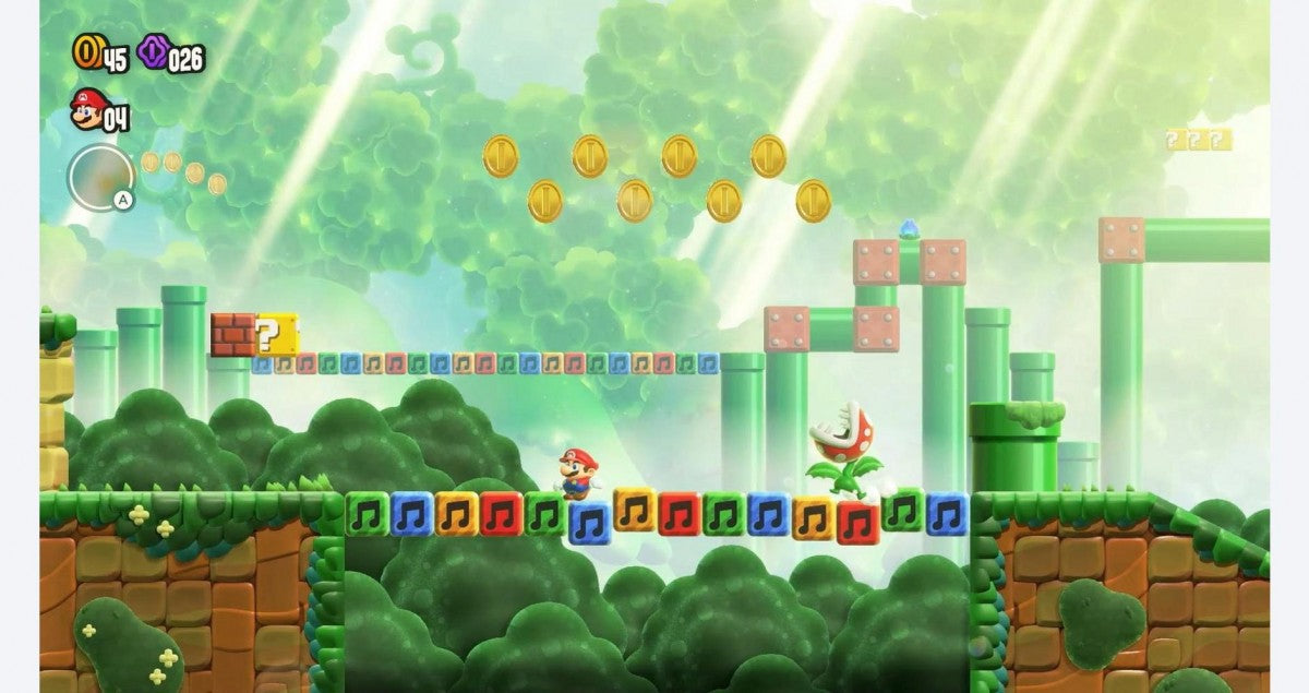 Super Mario Bros Wonder gameplay image for Nintendo Switch NS video game