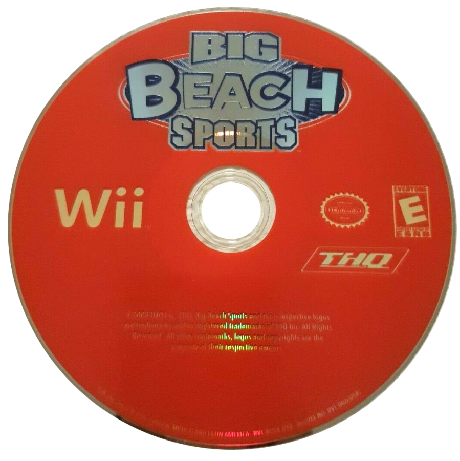 Big Beach Sports disc for Nintendo Wii (Wii) video game