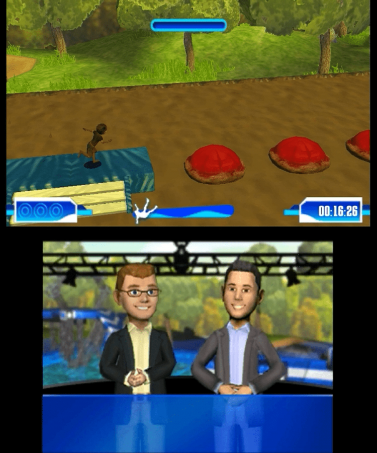 Wipeout 2 gameplay for Nintendo 3DS (3DS) party sports video game