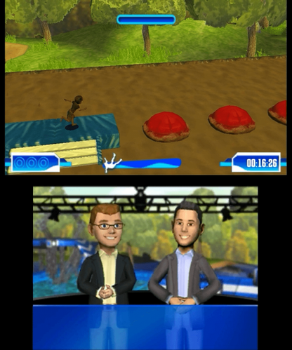 Wipeout 2 gameplay for Nintendo 3DS (3DS) party sports video game